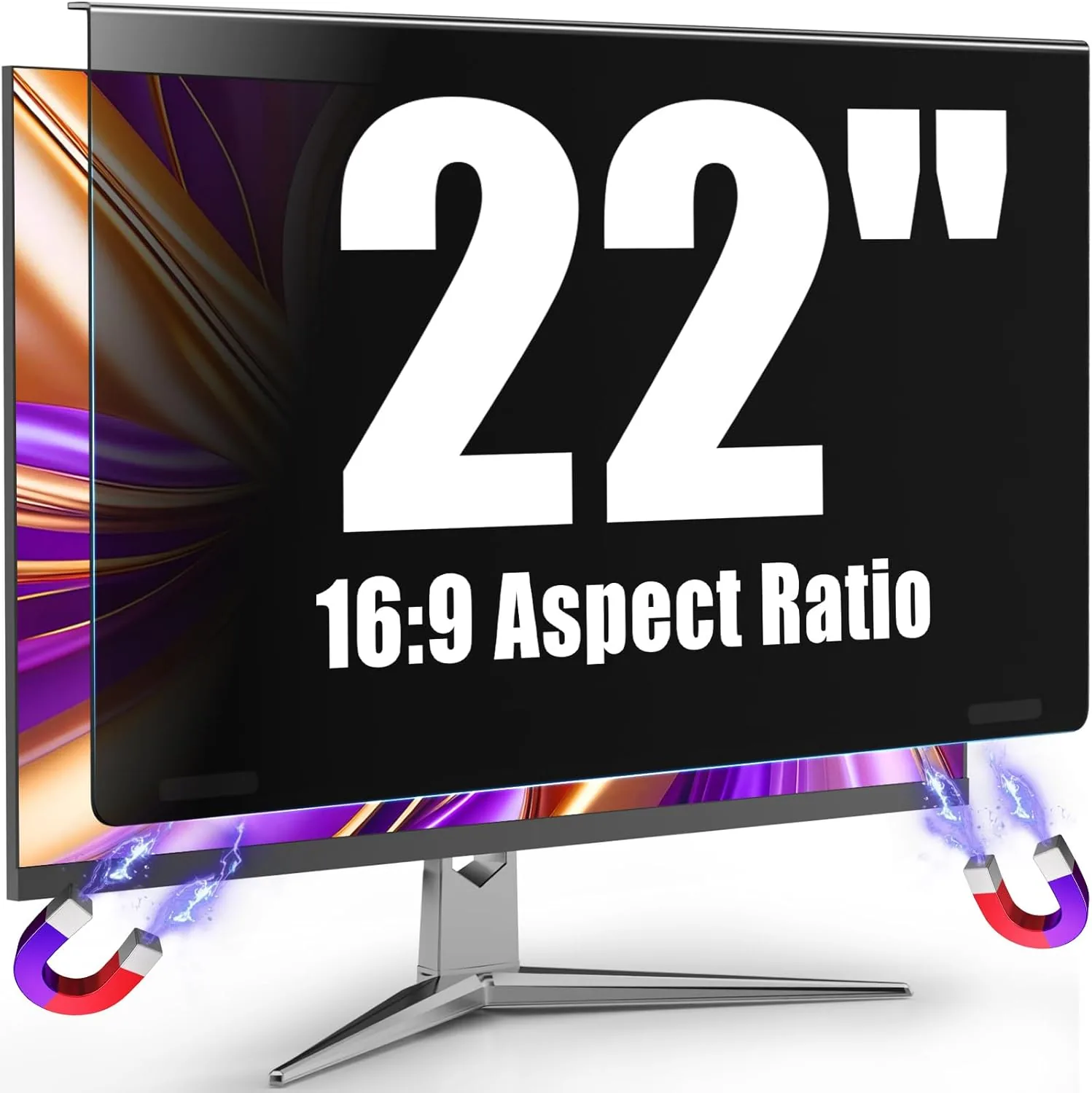AEGIVIXE cold-bent desktop monitor privacy screen